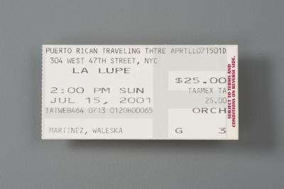 Admission Ticket