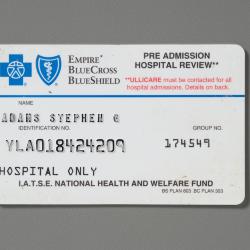 Insurance Card, Recovered