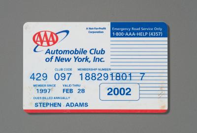 Membership Card, Recovered