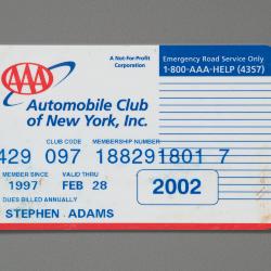 Membership Card, Recovered