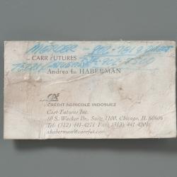 Business Card, Recovered 