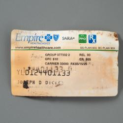 Membership Card, Recovered