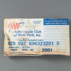 Insurance Card, Recovered