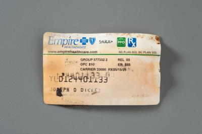 Insurance Card, Recovered