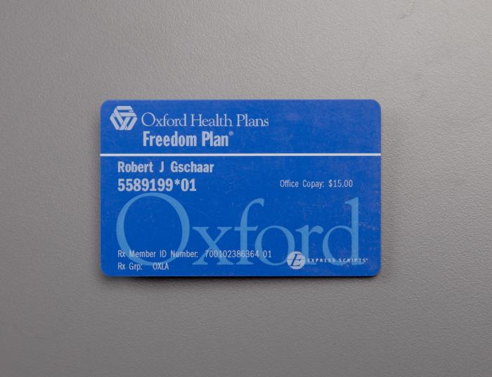 Insurance Card, Recovered